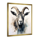 Goat Grazers - Animals Canvas Wall Art