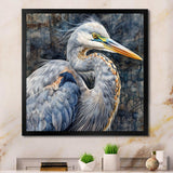 Heron Waterbird I - Animals Canvas Wall Art