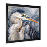 Heron Waterbird II - Animals Canvas Wall Art