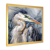 Heron Waterbird II - Animals Canvas Wall Art