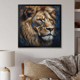 Majestic Lion III - Animals Canvas Wall Art