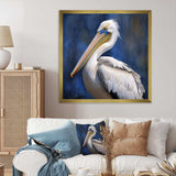 Majestic Pelican Seabird V - Animals Canvas Wall Art