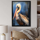 Majestic Pelican II - Animals Canvas Wall Art