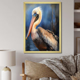 Majestic Pelican II - Animals Canvas Wall Art