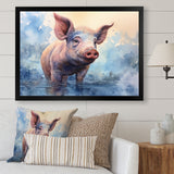 Sweet Piglets - Pig Canvas Wall Art