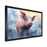 Sweet Piglets - Pig Canvas Wall Art