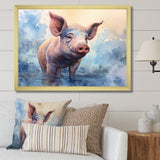 Sweet Piglets - Pig Canvas Wall Art