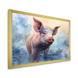 Sweet Piglets - Pig Canvas Wall Art