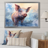 Sweet Piglets - Pig Canvas Wall Art