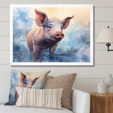 Sweet Piglets - Pig Canvas Wall Art