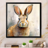 Sweet Rabbit II - Animals Canvas Wall Art