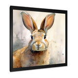 Sweet Rabbit II - Animals Canvas Wall Art