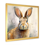 Sweet Rabbit II - Animals Canvas Wall Art