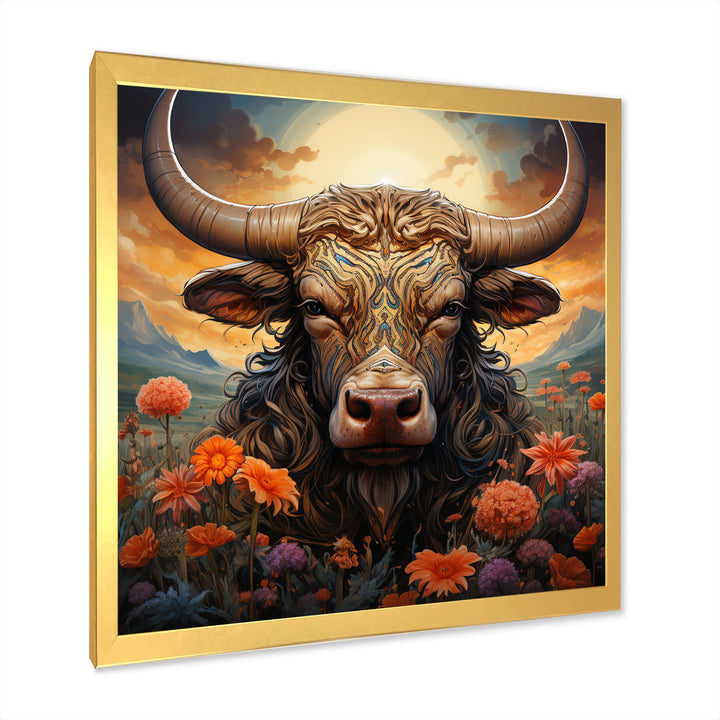 Buffalo At Sunrise - Buffalo Wall Decor