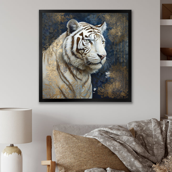 Majestic White Tiger - Tiger Wall Art Prints