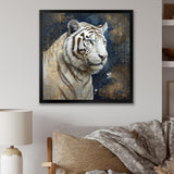 Majestic White Tiger - Tiger Wall Art Prints