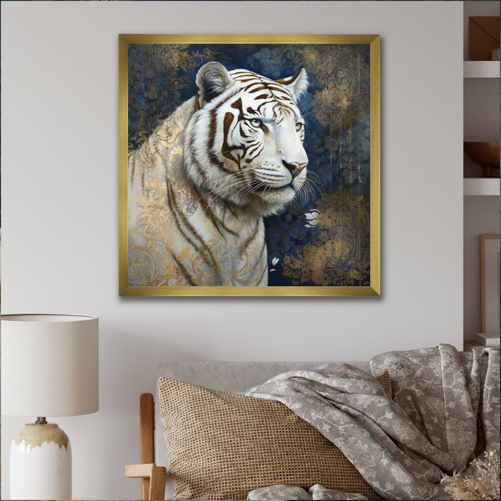 Majestic White Tiger - Tiger Wall Art Prints