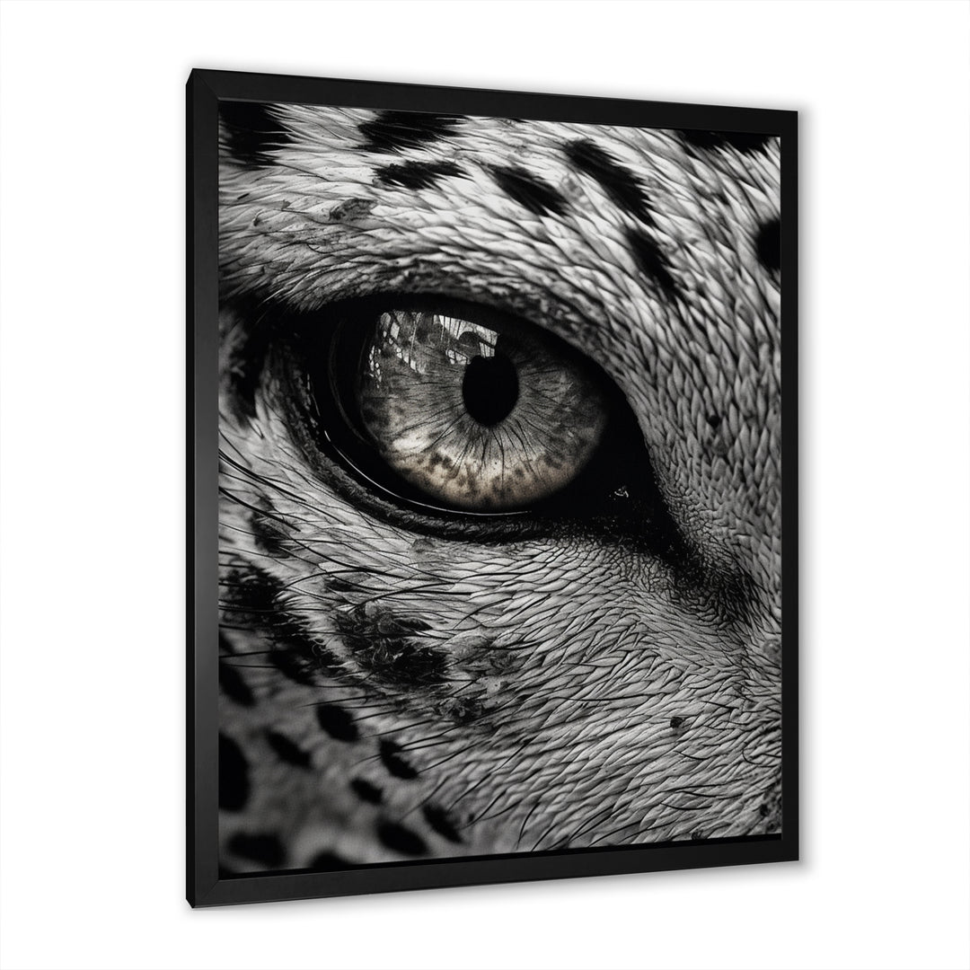 Fierce Tiger Eye - Tiger Framed Canvas Art