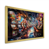 Casino Royale Slot Machine I - Fashion Canvas Wall Art