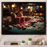 Casino Royale Blackjack I - Fashion Canvas Wall Art