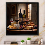 Cheese and Wine I - Food & Beverage Canvas Wall Art