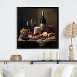 Cheese and Wine II - Food & Beverage Canvas Wall Art