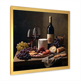 Cheese and Wine II - Food & Beverage Canvas Wall Art