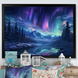 Northern Lights I - Landscapes Canvas Wall Art