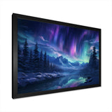 Northern Lights I - Landscapes Canvas Wall Art