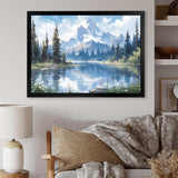 Mountain View Bliss III - Landscapes Canvas Wall Art