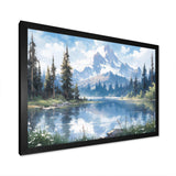 Mountain View Bliss III - Landscapes Canvas Wall Art