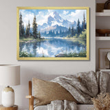 Mountain View Bliss III - Landscapes Canvas Wall Art