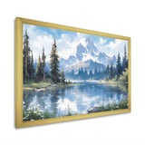 Mountain View Bliss III - Landscapes Canvas Wall Art