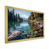 Lakeside Retreat I - Cottage Canvas Wall Art