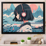 Female Anime Character IV - Fashion Canvas Wall Art