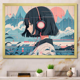 Female Anime Character IV - Fashion Canvas Wall Art