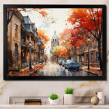 Old Street Boston Views - Cityscapes Canvas Wall Art