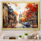 Old Street Boston Views - Cityscapes Canvas Wall Art