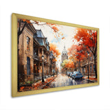 Old Street Boston Views - Cityscapes Canvas Wall Art