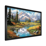 Colorado Mountain Senerity I - Landscapes Canvas Wall Art