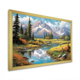 Colorado Mountain Senerity I - Landscapes Canvas Wall Art