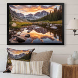 Colorado Mountain Senerity III - Landscapes Canvas Wall Art