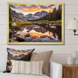 Colorado Mountain Senerity III - Landscapes Canvas Wall Art