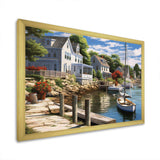 Connecticut'S Port Charm - Landscapes Canvas Wall Art