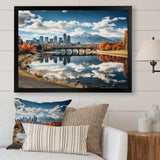 Denver The Majesty Of The Rocky Mountains I - Cityscapes Canvas Wall Art