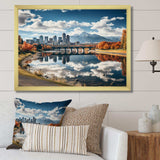 Denver The Majesty Of The Rocky Mountains I - Cityscapes Canvas Wall Art