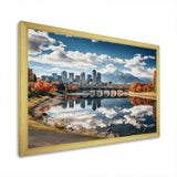 Denver The Majesty Of The Rocky Mountains I - Cityscapes Canvas Wall Art