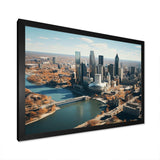 Detroit Motor City II - Cityscapes Canvas Wall Art