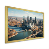 Detroit Motor City II - Cityscapes Canvas Wall Art