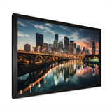 Houston City Horizons II - Cityscapes Canvas Wall Art